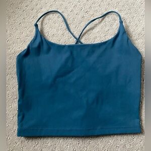 Blue Women's Crop Top